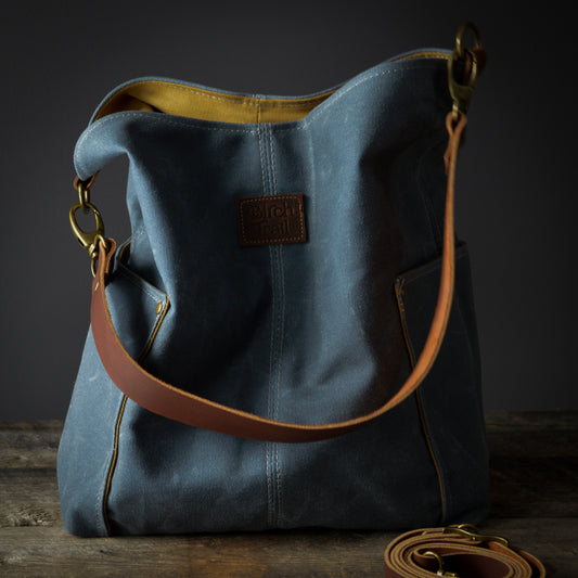 Compass Bag - Blue Slate