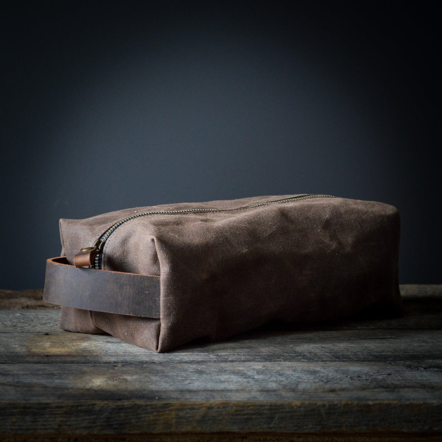 Waxed Canvas Dopp Kit
