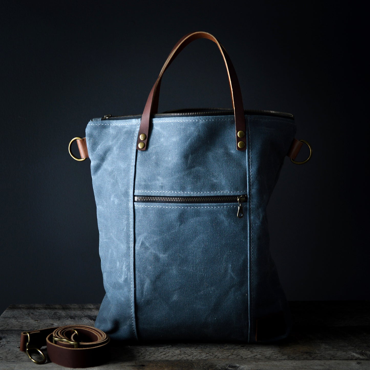 Redwood Tote - Blue Slate